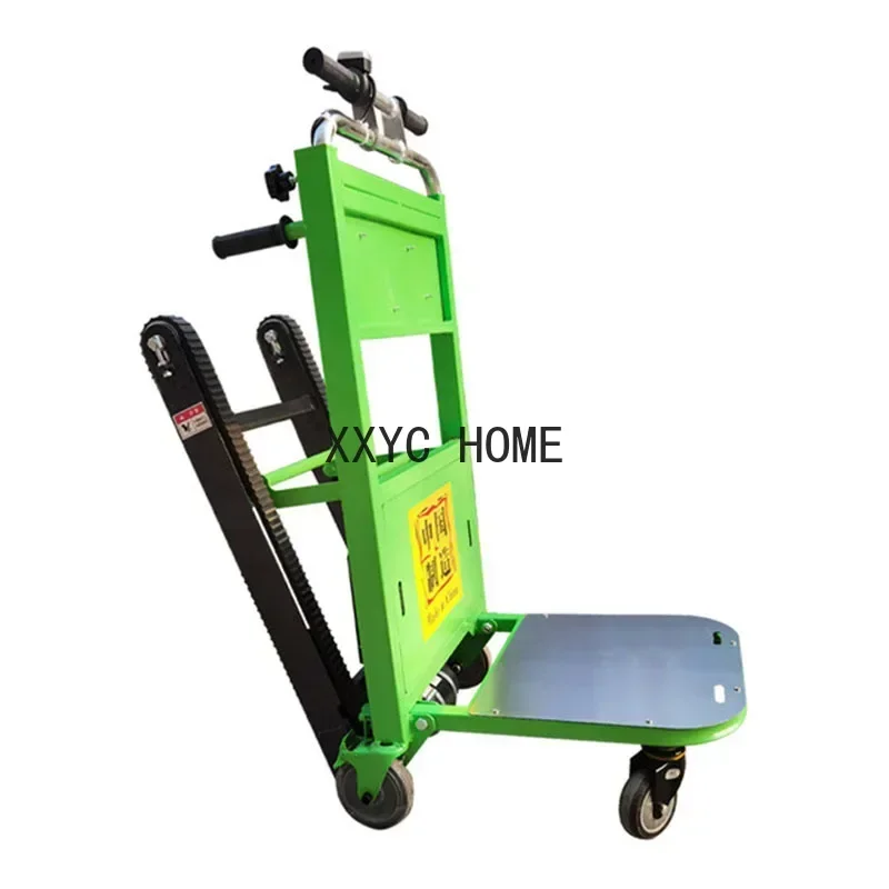 120kg Electric Climbing Car, Hand Trolley Crawler-type Up And Down Stair Climber Folding Hand Trolley