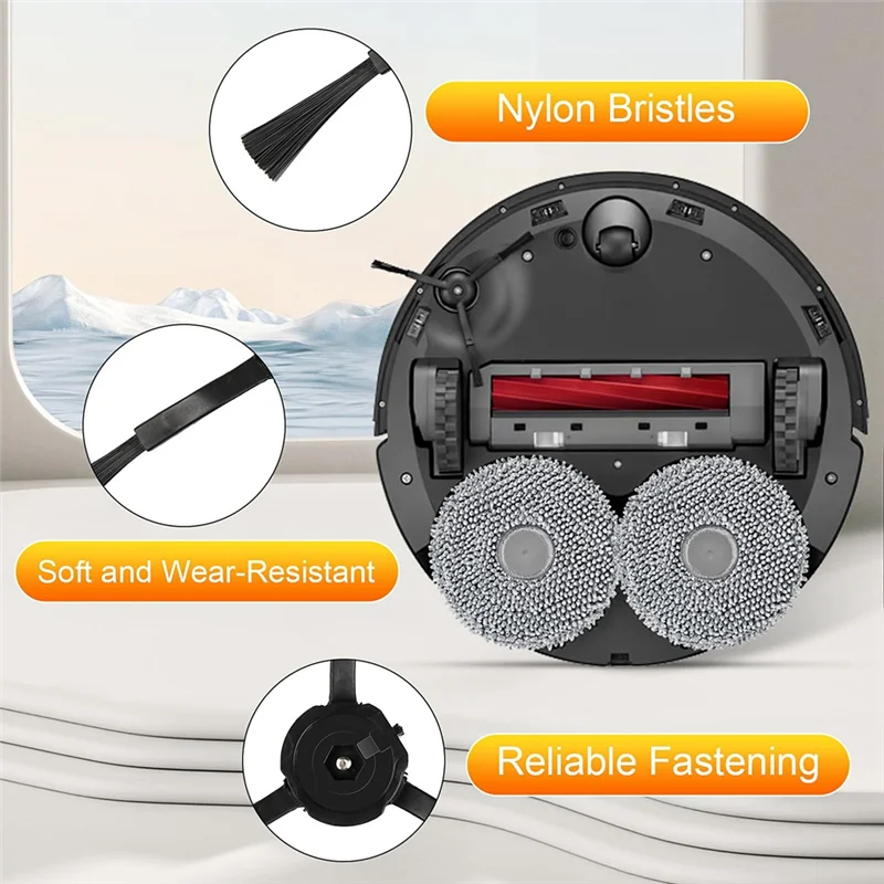 B59B-Suitable For Roborock Sweeping Robot Qrevo Pro Main Side Brush For Greater Durability