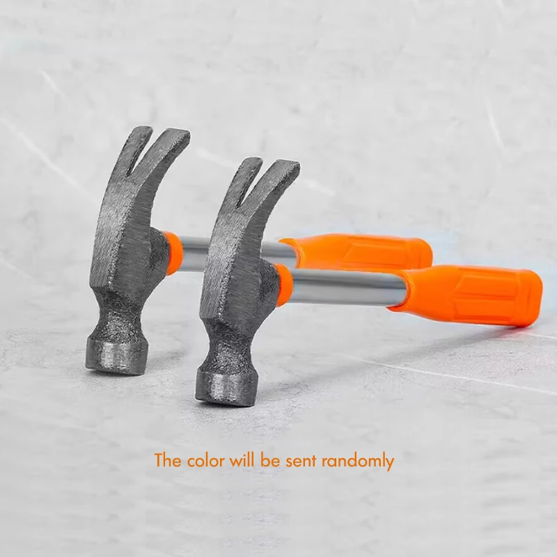 High Quality 1PC Durable Construction Metalworking Household plastic handle claw Hammer Repair Hand Woodworking Tool