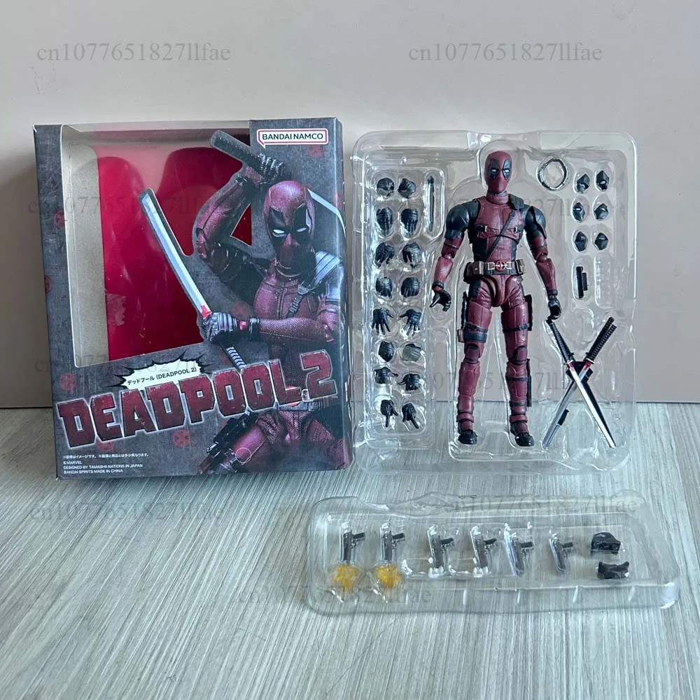 SHF Deadpool 2 عمل الشكل البلاستيكية خارقة 16 سنتيمتر جمع دمية المنقولة نموذج اللعب المشتركة المنقولة دمية السنة الجديدة هدية #1