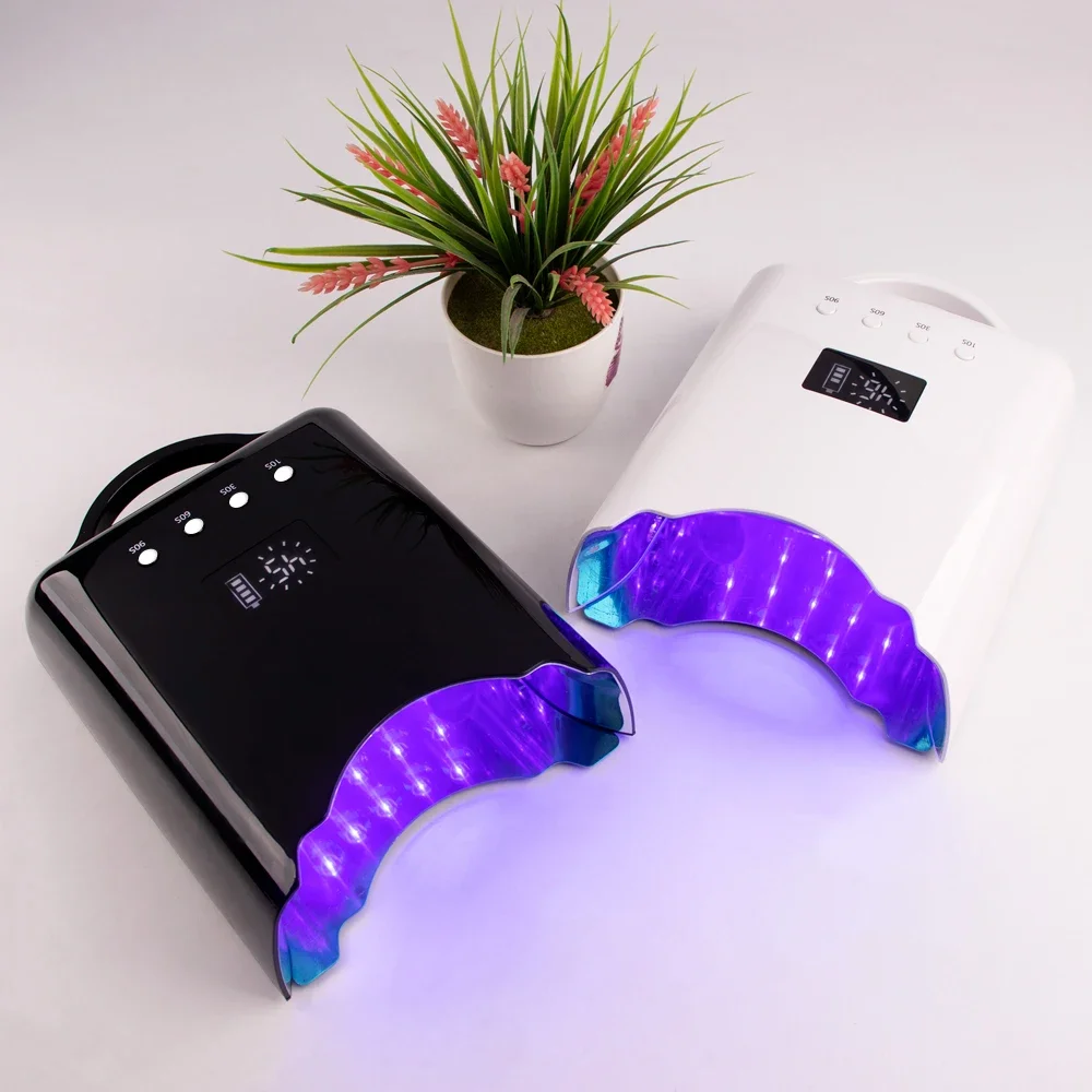 New Product-Portable 78W UV LED Nail Dryer Machine  Diamond Shining Cordless Nail Supply UV Lamp