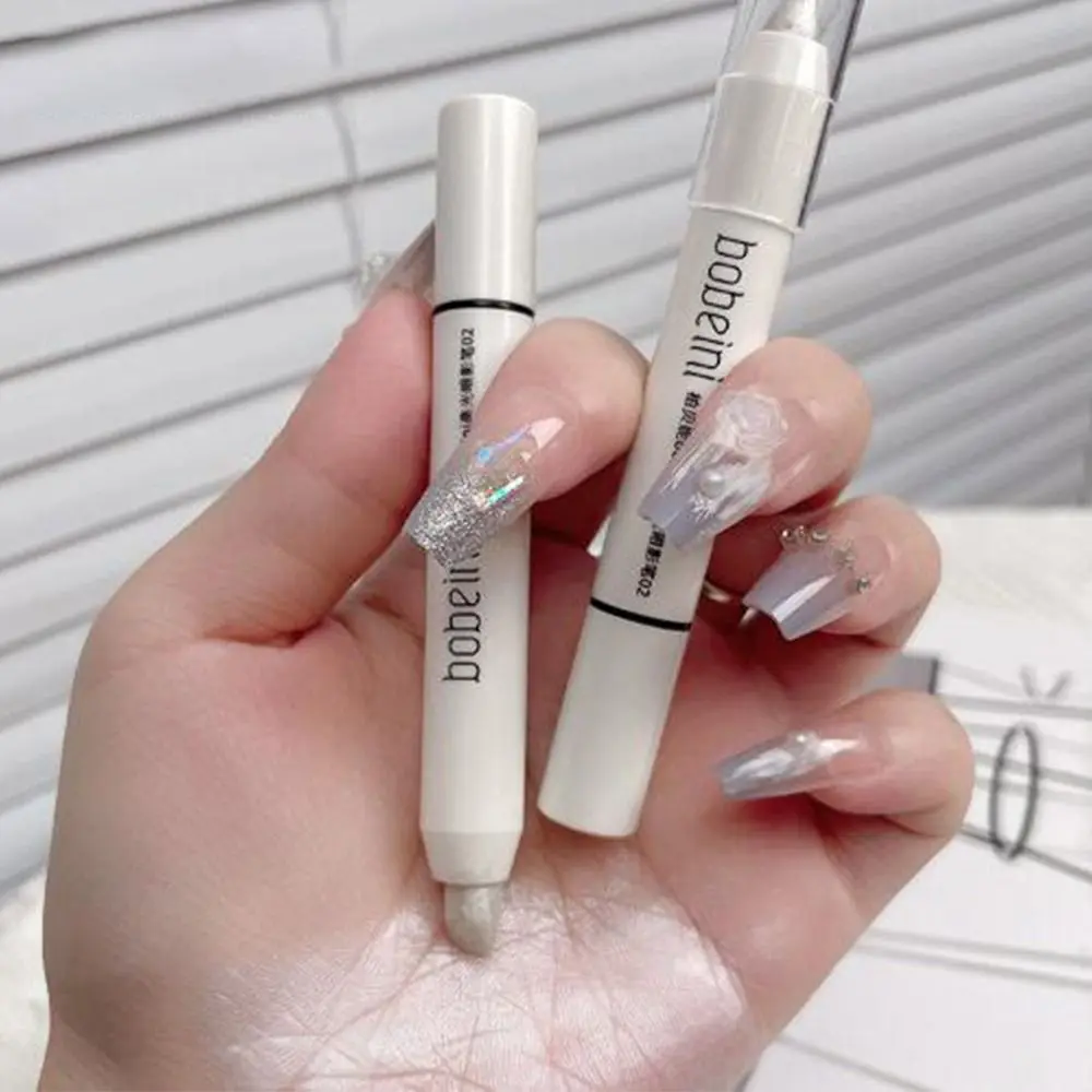 Highlight Eyeshadow Pencil Eyeshadow Stick Pearlescent White Glitter Long Lasting Eyeshadow Pen Multi Uasge Matte White