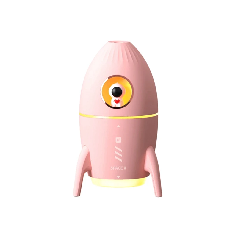 350Ml Mini Astronaut Air Purification Humidifier Plugged In For Use Air Humidifier With Atmosphere Light For Home Pink