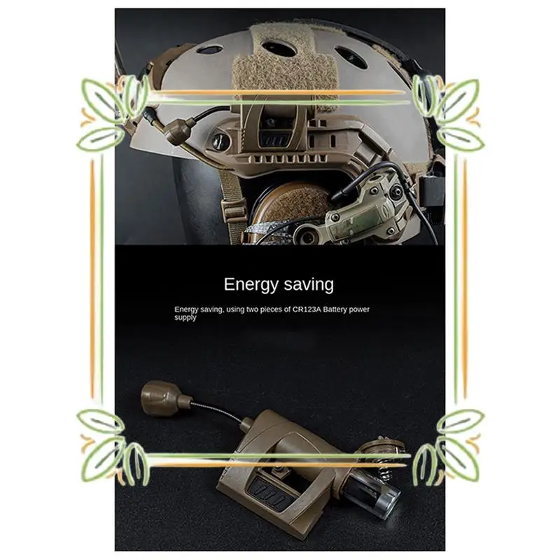 

Outdoor Helmet Light 3-Speed LED Flashlight Outdoor Night Light Suitable For Helmet Cycling Fishing Light