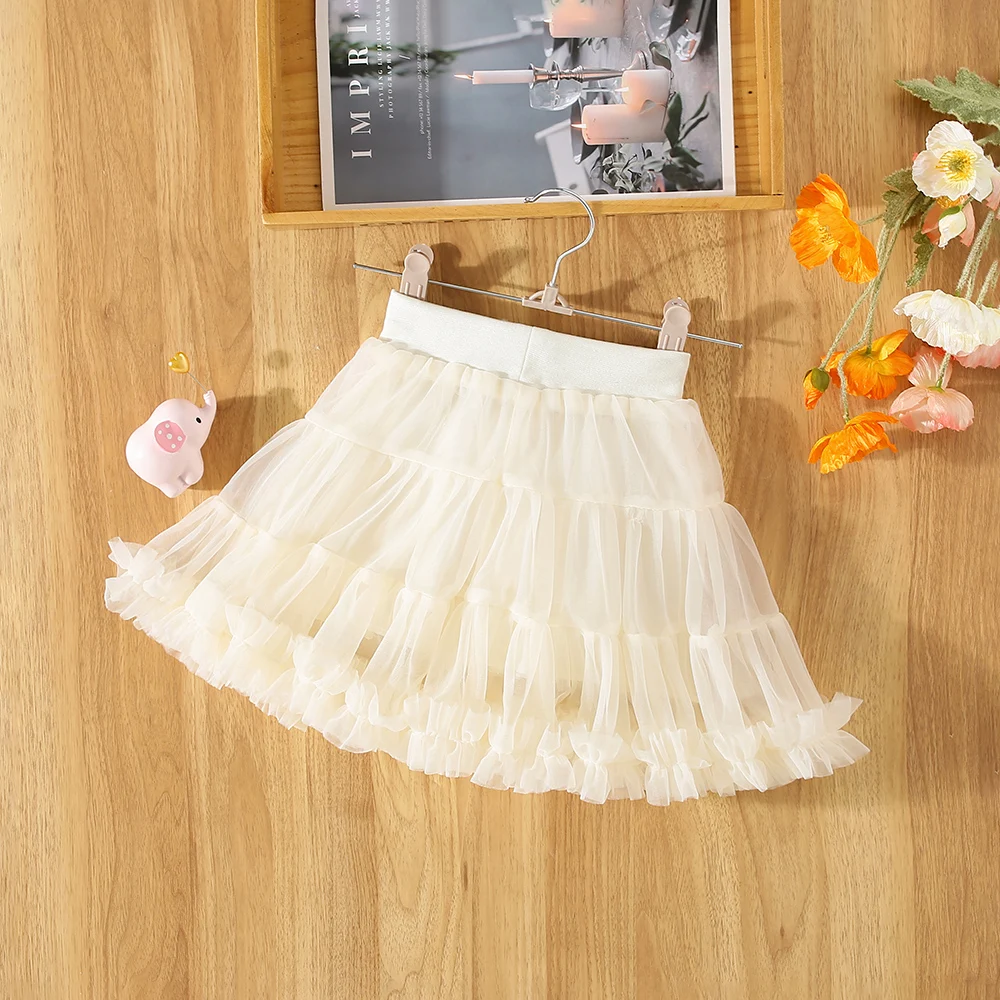 HOT Girls Tulle Skirt Baby Girl Clothes Tutu Pettiskirt Skirt Fashion Girl Clothes Princess Skirts Skirt for Girls Clothing