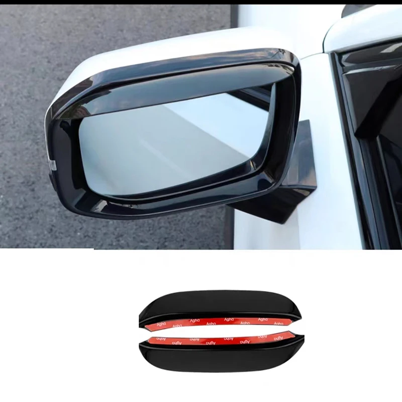 For GWM Great Wall Haval Dargo 2022 2023 ABS Car Rearview Mirror Eyebrow Shield Cover Trims Sticker Decoration Accessories