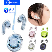 Transparent Earphones Bluetooth 5.3 Headphones TWS Wireless Headsets HiFi Stereo Noise Reduction Earbuds for Xiaomi iPhone
