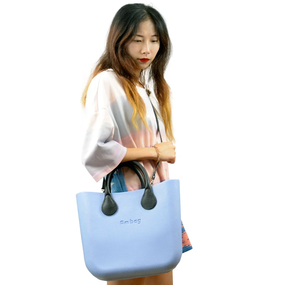 TANQU New 1 Pair 2 Pc PU Leather Drop Shaped Attachment with Holes for Obag Shoulder Strap for O Bag Handbag Women Bag