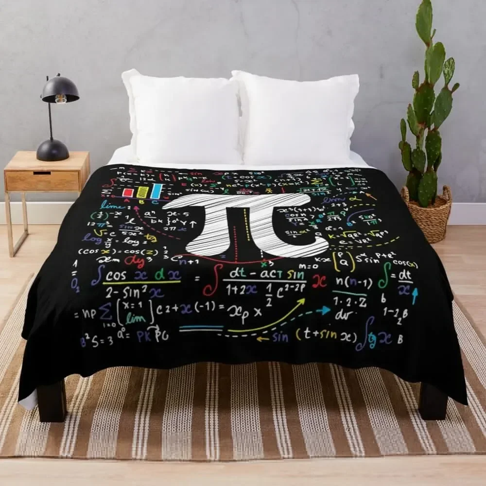 Pi Day Math Equation Math Teacher Student Geek Gifts Throw Blanket Stuffeds halloween Baby Quilt Blankets