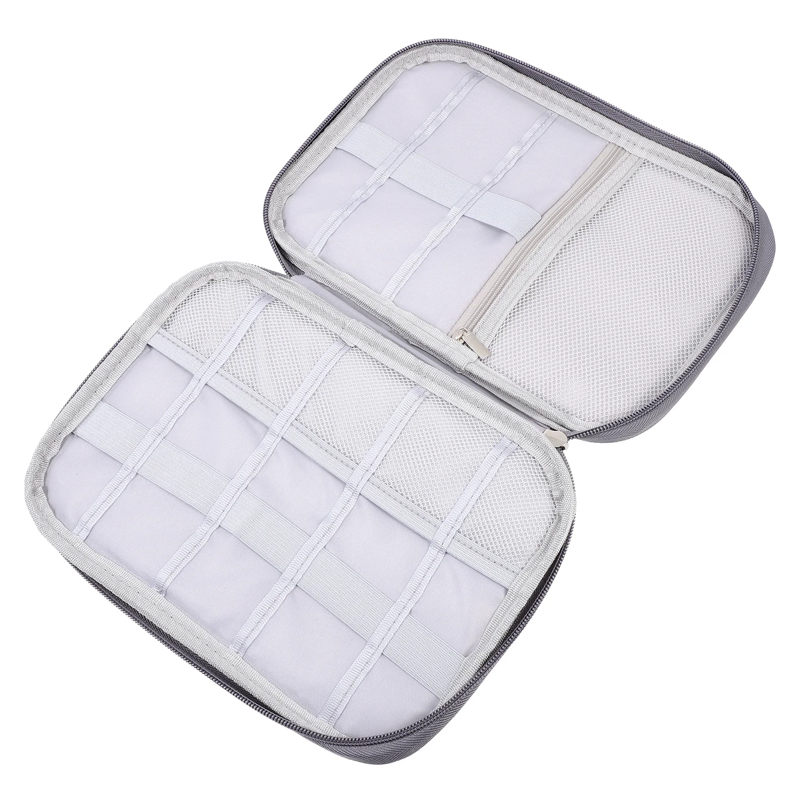 

Electronics Accessories Organizer Bag with Zipper Compartment Premium Material Waterproof Travel Tech Storage for Cables