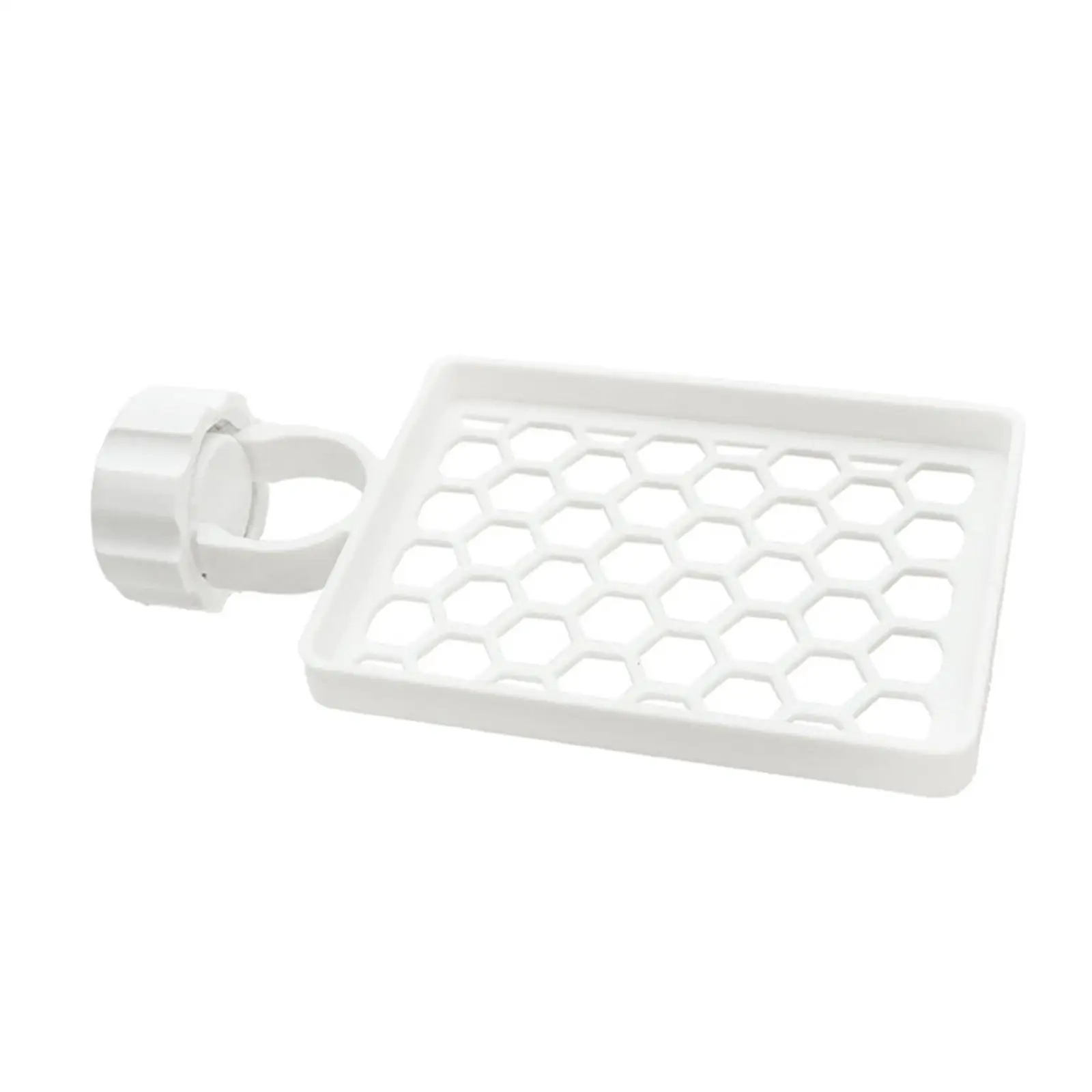 Sponge Holder over Faucet Shelf Hanging Faucet Drain Rack for Scrubbers Soap