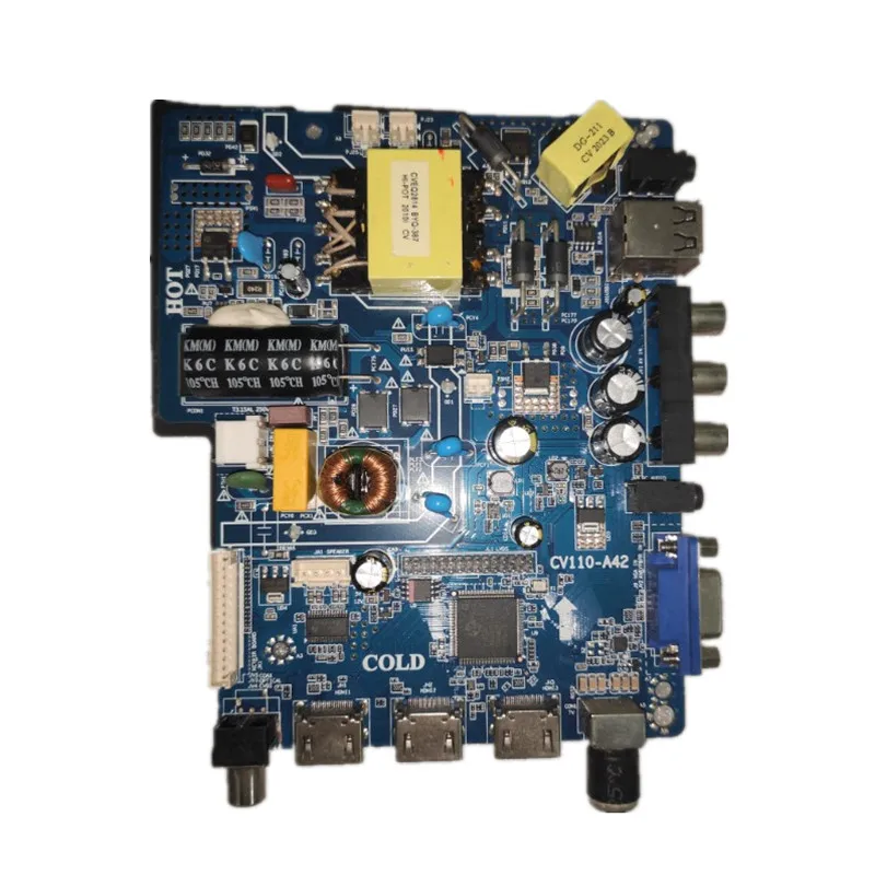 Freies verschiffen! CV110-A42 Drei in einem TV motherboard mit fernbedienung kompatibel mit verschiedenen led-bildschirme