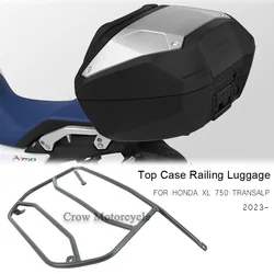 XL750 2023Motorcycle Accessories Black Luggage Rack Rail Tour Pack Carrier Trunk Top Fits FOR HONDA XL750 Transalp 2023