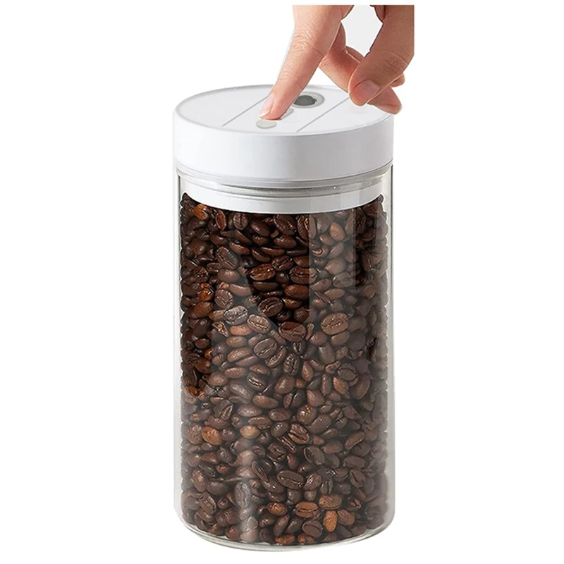 

Electric Coffee Beans Vacuum Sealed Tank Food Storage Jars Household Moisture-Proof Air Extraction Airtight Container