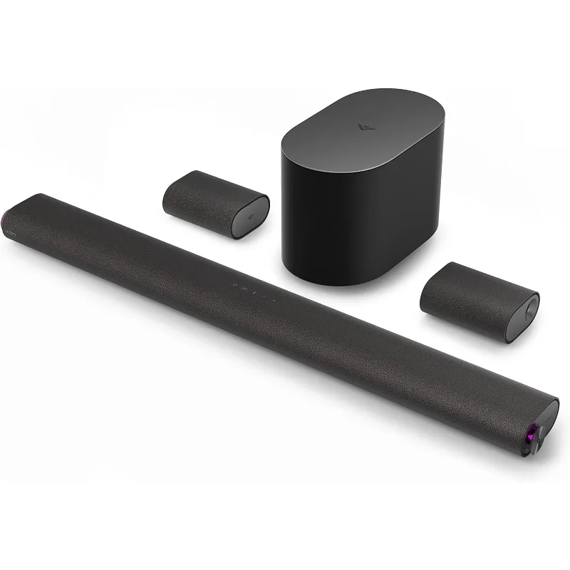 5.1.2 Elevate Sound Bar with Dolby Atmos, 13 Speakers, Wireless Subwoofer, Alexa   2023 Model, Black US(Origin)