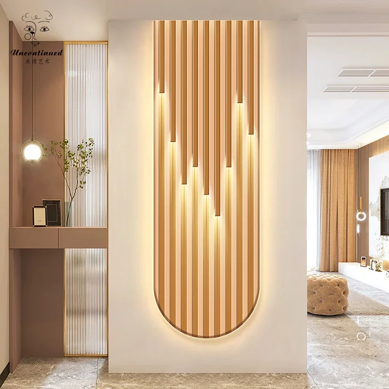 Modern Simple LED Wall Lamp - Painting Mural Light with Lustre for Living Room, Corridor and Kitchen Interior Decor Lighting