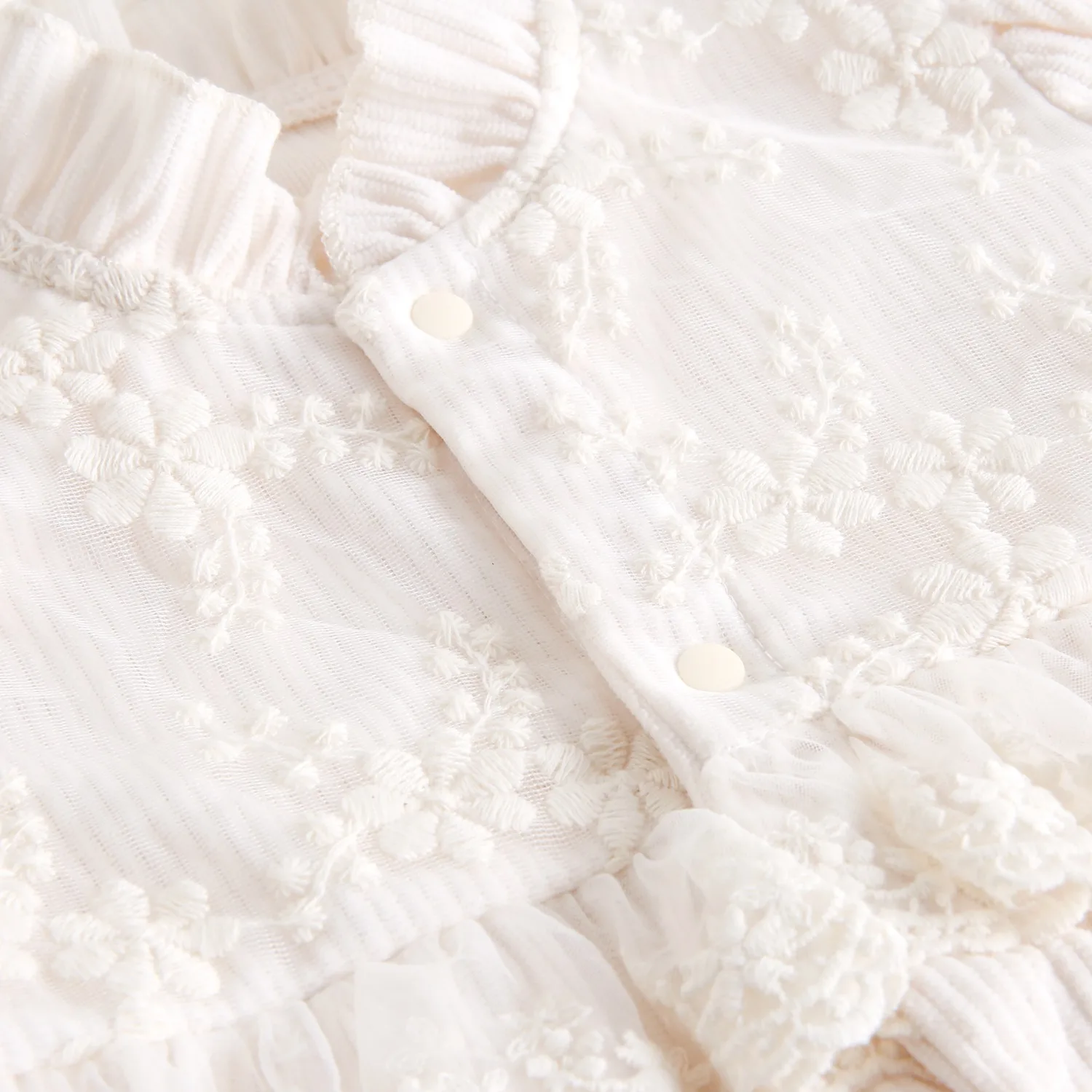 Winter-Baby-Mädchen-Strampler, Niedliche Langarm-Kleidung für Kleinkinder, Spitze, Verdickt, Warm – Detail 6