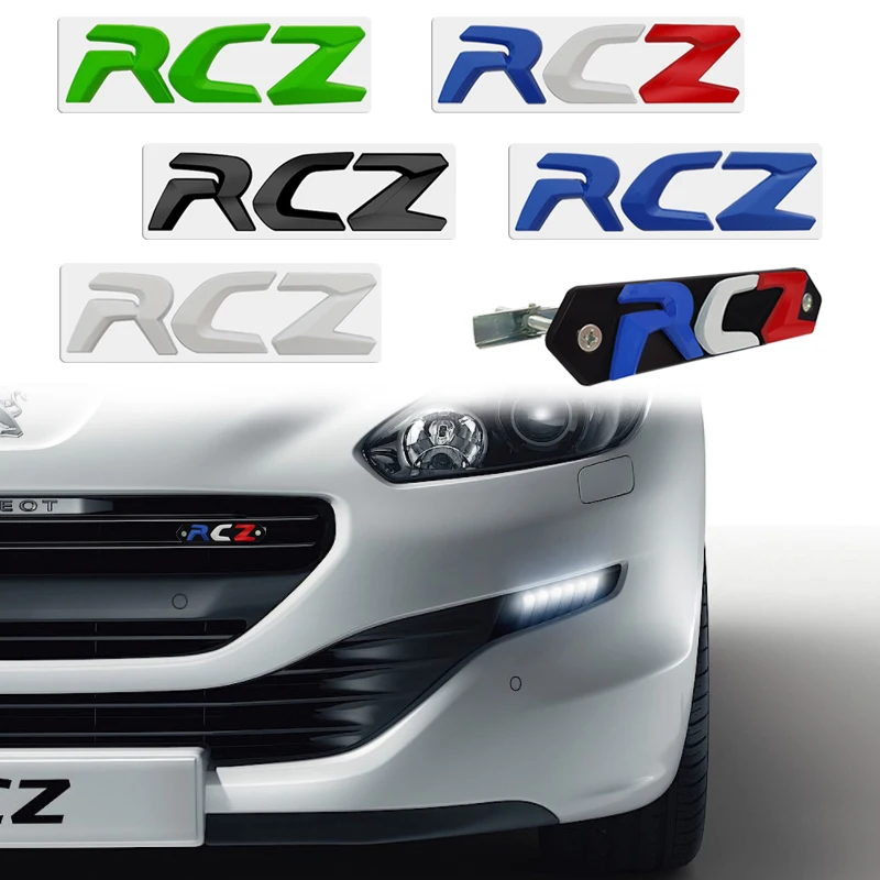 3D Metal Car Sticker Badge Front Grille Emblemfor Peugeot RCZ 307 207 407 607 4008 206 107 308 406 408 208 301 3008