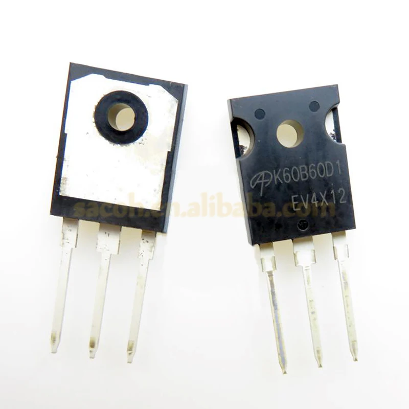 

10PCS/lot AOK60B60D1 AOK60B60D1L K60B60D1 TO-247 60A 600V IGBT With Fast recovery anti-parallel diode integrated circuit