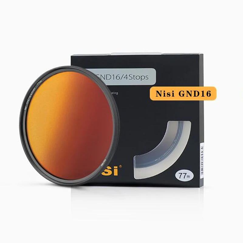 Nisi Gradual Neutral Density Reverse RGND8 3 Stops  soft GND16 4 Stops 40.5 49 52 55 58 62 67 72 77mm 82mm lens Filter