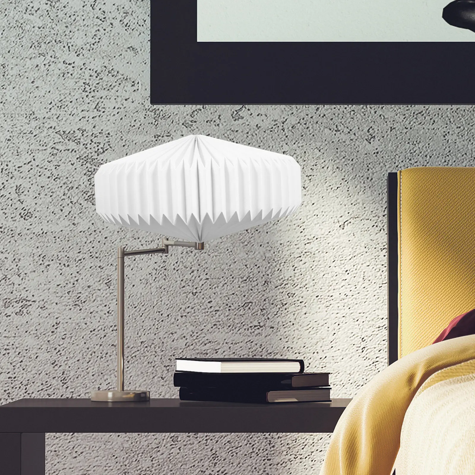 

Бумажный абажур, геометрический складной подвесной светильник, простой стиль, бумажные плафоны для декора спальни, гостиной, кабинета