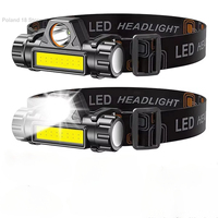 Rechargeable COB LED Headlamp Strong Magnetic Powerful Headlight Super Bright Waterproof Head Torch For Outdoor Fishing