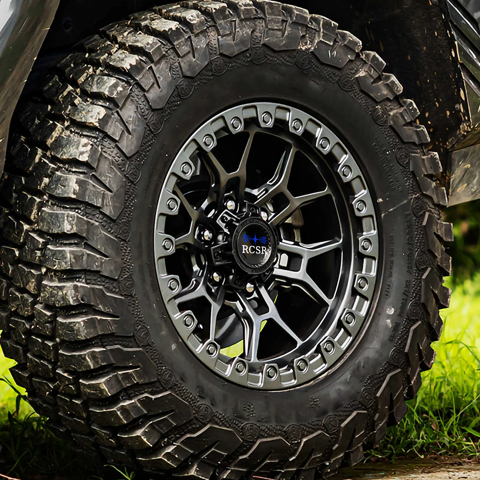 RCSR Custom Concave Beadlock Off Road Truck Forged Wheels Pickup Rims For ATV UTV 5x114.3 6x139.7 15 16 17 18 19 20 21 22 23 24