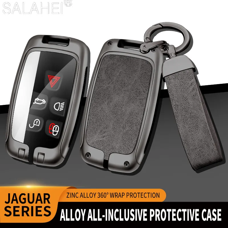 

Car Key Cover Case Holder Bag Shell Protector For Jaguar XF XJ XE XK XKR XJL XFL C-X16 Guitar Keychain Auto Interior Accessories