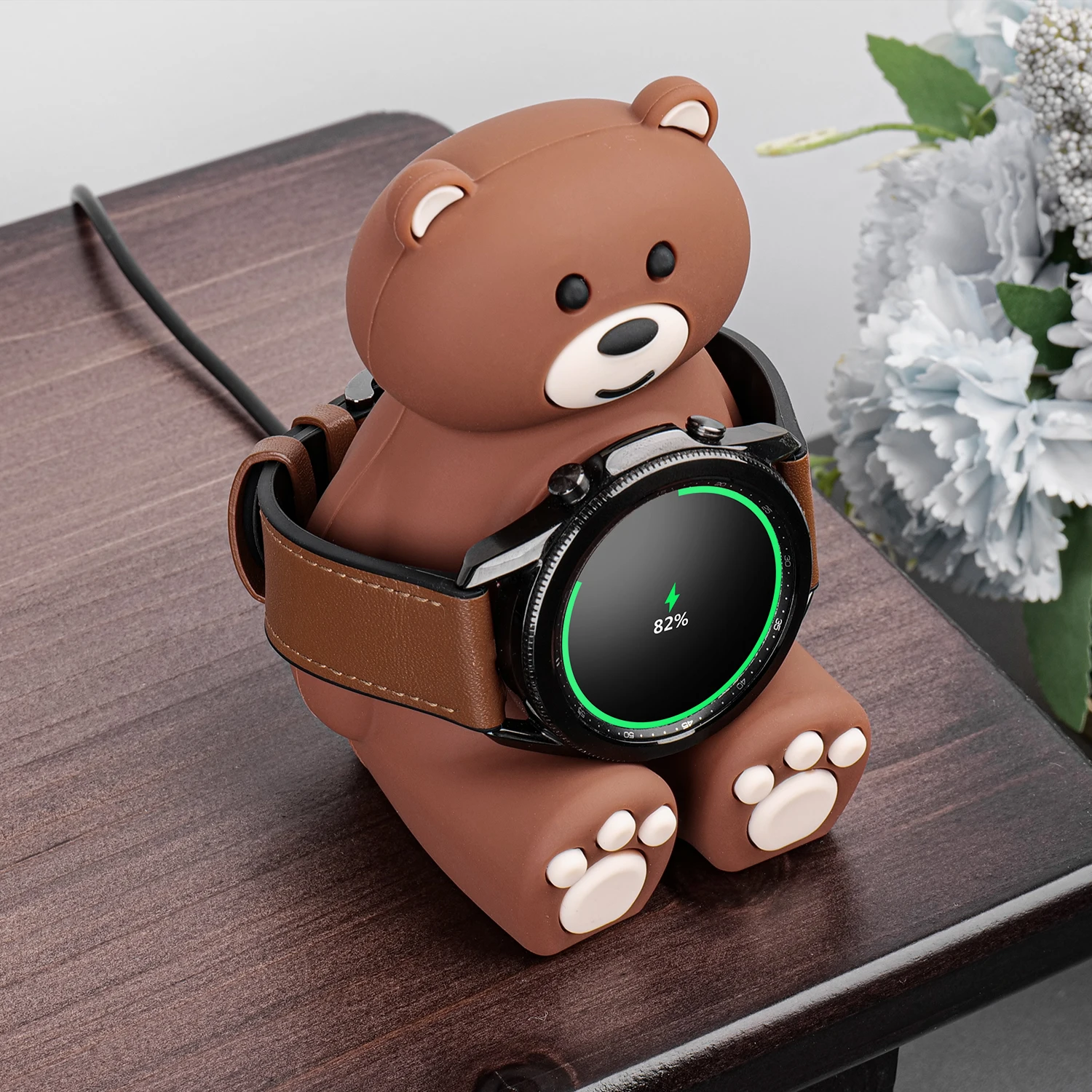 Caricabatterie per Samsung Galaxy Watch 4 Classic 42mm 46mm cavo di ricarica per Samsung Galaxy Watch 4 40 44mm Hodler Stand Dock staffa