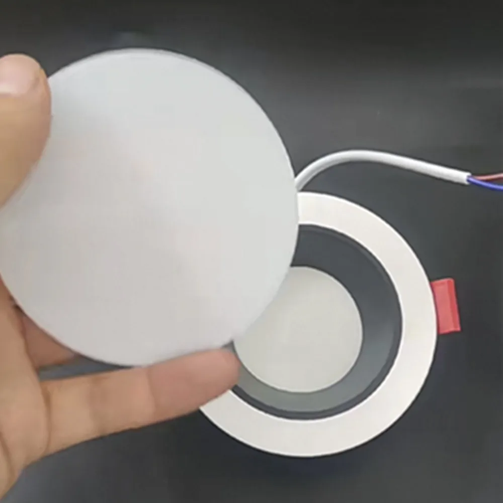 10Pieces Down Light Lamp Cover Milky White LED Diffuser Lens Lampshade Filter 35mm 46 50 60 65 70 75 80 99 110 125 130 147 190mm