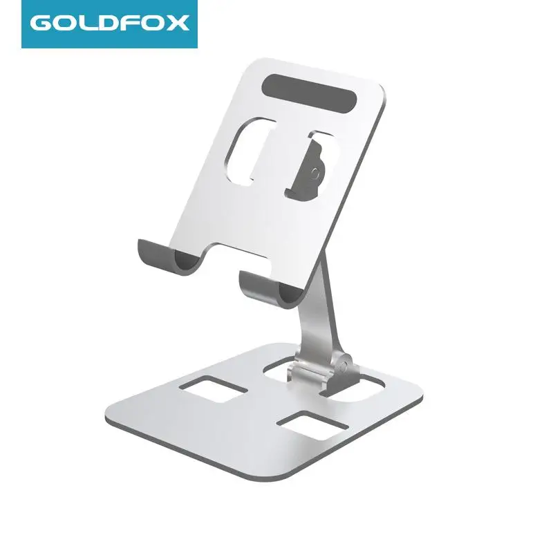 

Portable Aluminum Alloy Phone Tablet Holder For iPad MiPad Samsung Tab MatePad Stand Mount Adjustable Flexible Mobile Stand