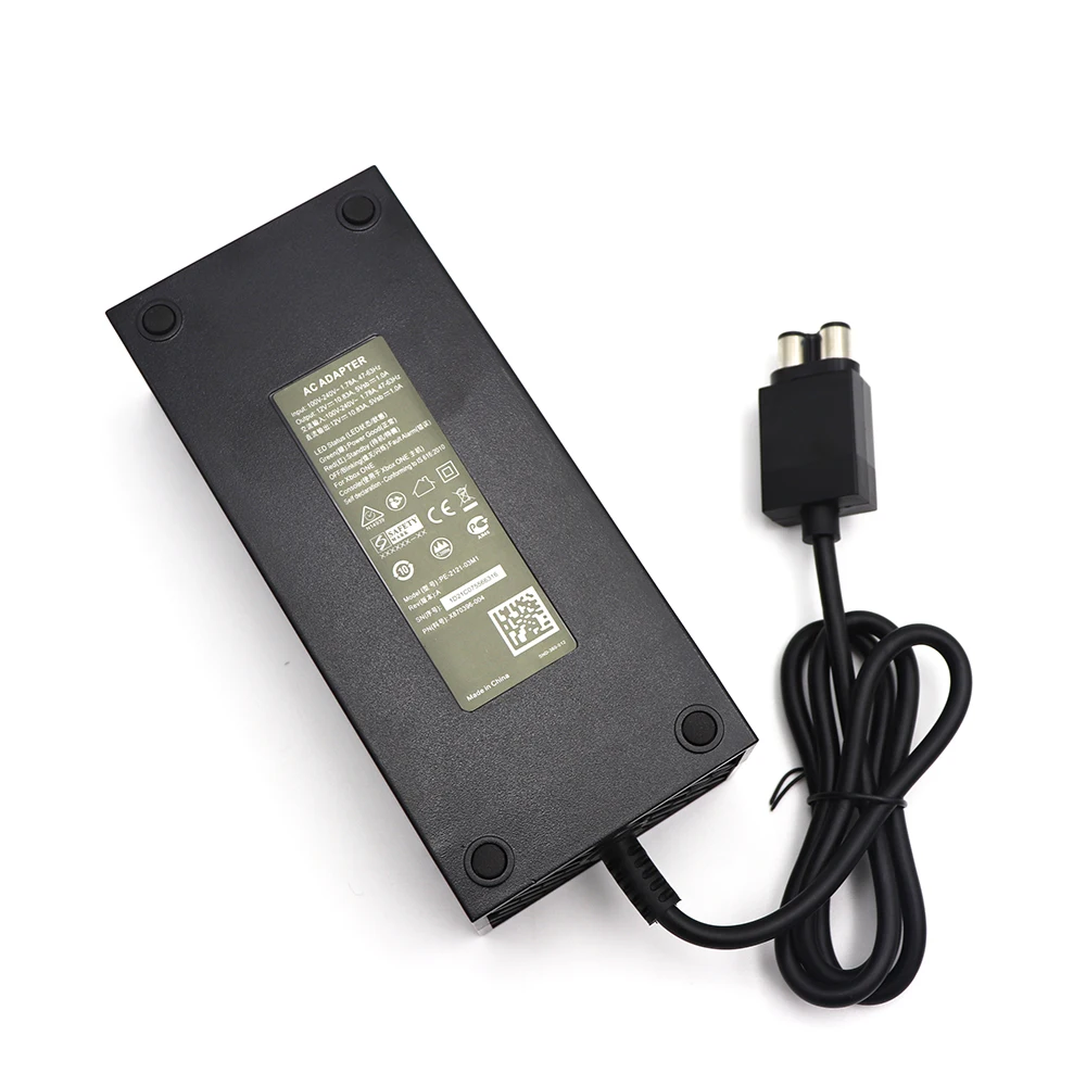 Pengisi Daya Pengganti Adaptor AC Catu Daya EU US Plug untuk Xbox One dengan Kabel Adaptor Daya 100-240V untuk Microsoft Xbox One
