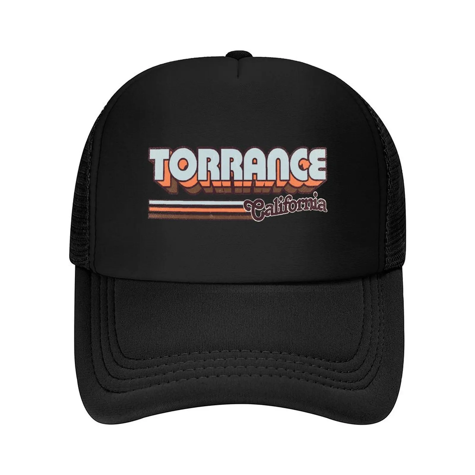 

Torrance, CA City Stripes Baseball Cap Golf Cap hiking hat Vintage Luxury man cap Trucker Hats For Men Women's