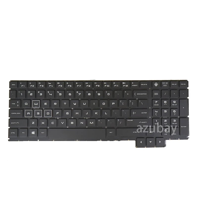 

US English Laptop Keyboard For HP Omen 15-ce 15-cexxx 15-ce000 15-ce100 9Z.NEABQ.101 NSK-XG1BQ, RGB Colorful Backlit