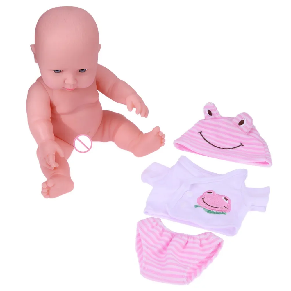 Jouet de compagnon de beurre fini lavable en PVC 3D pour bébé, poupées de simulation, doux, réaliste, dormir, apaisant, fille, accessoire, 30cm