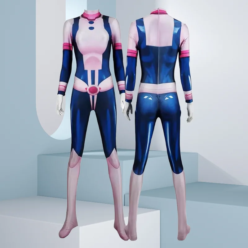 

Anime My Hero School Cosplay Midoriya Izuku Costume Might Cos Jumpsuit One-piece Bodysuit Role Play Outfit for Women Men