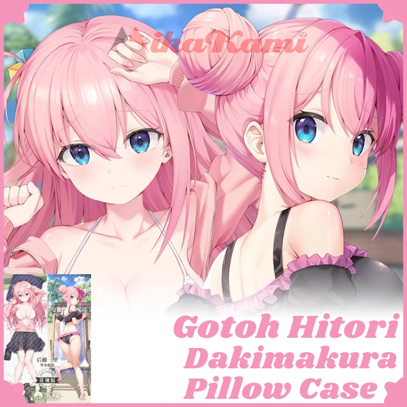 Gotoh Hitori Dakimakura Bocchi The Rock Full Body Pillow Case Sexy Hugging Cushion Cover Pillowcase Home Bedding Decor Otaku