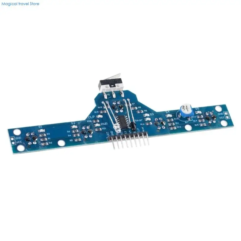 N2UB Multiple Sensorings Line Follower Module for DIY Robotics Projects with Real Time Pathes Detection