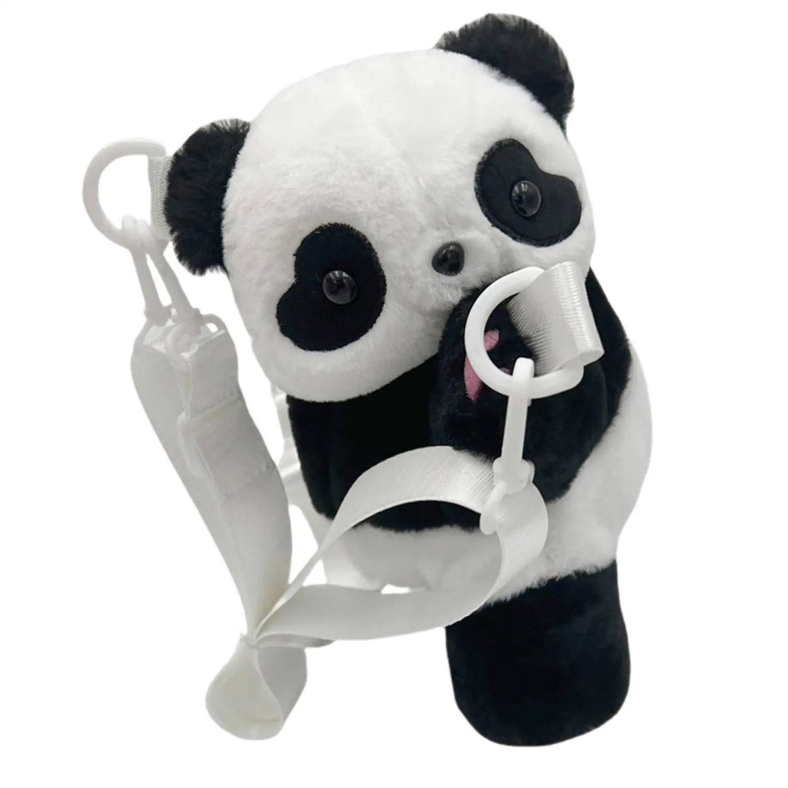 Plush Panda Backpack Cartoon Cute Shoulder Bag for Party Birthday Gift Girls