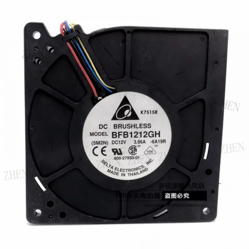

Y for Delta BFB1212GH 12032 DC12V 3.96A 4-Wire PWM Cooling Fan