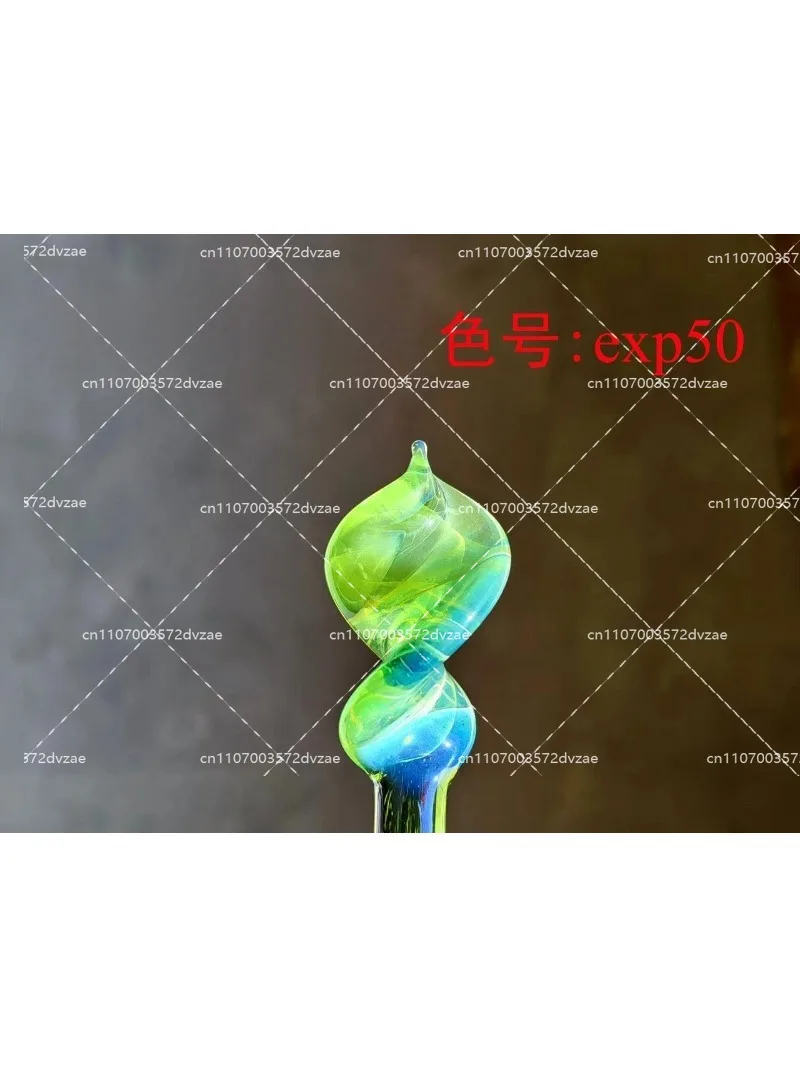 EXP50 Fired Color-changing Green Rod High Borosilicate Glazed Hard Strip