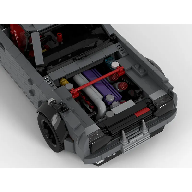 Building block Sports car Classic movie series superhero car toy matching puzzle surrounding car model decoration 1457PCS