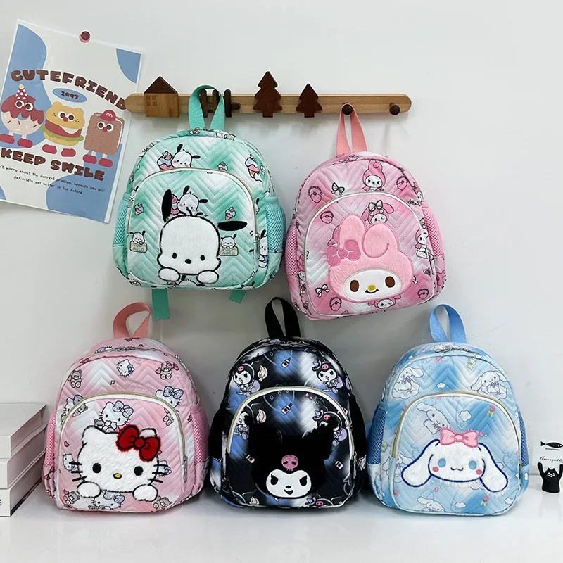 

Sanrio Hello Kitty cartoon cute casual children backpack girl baby go out to play to reduce the burden animation schoolbag