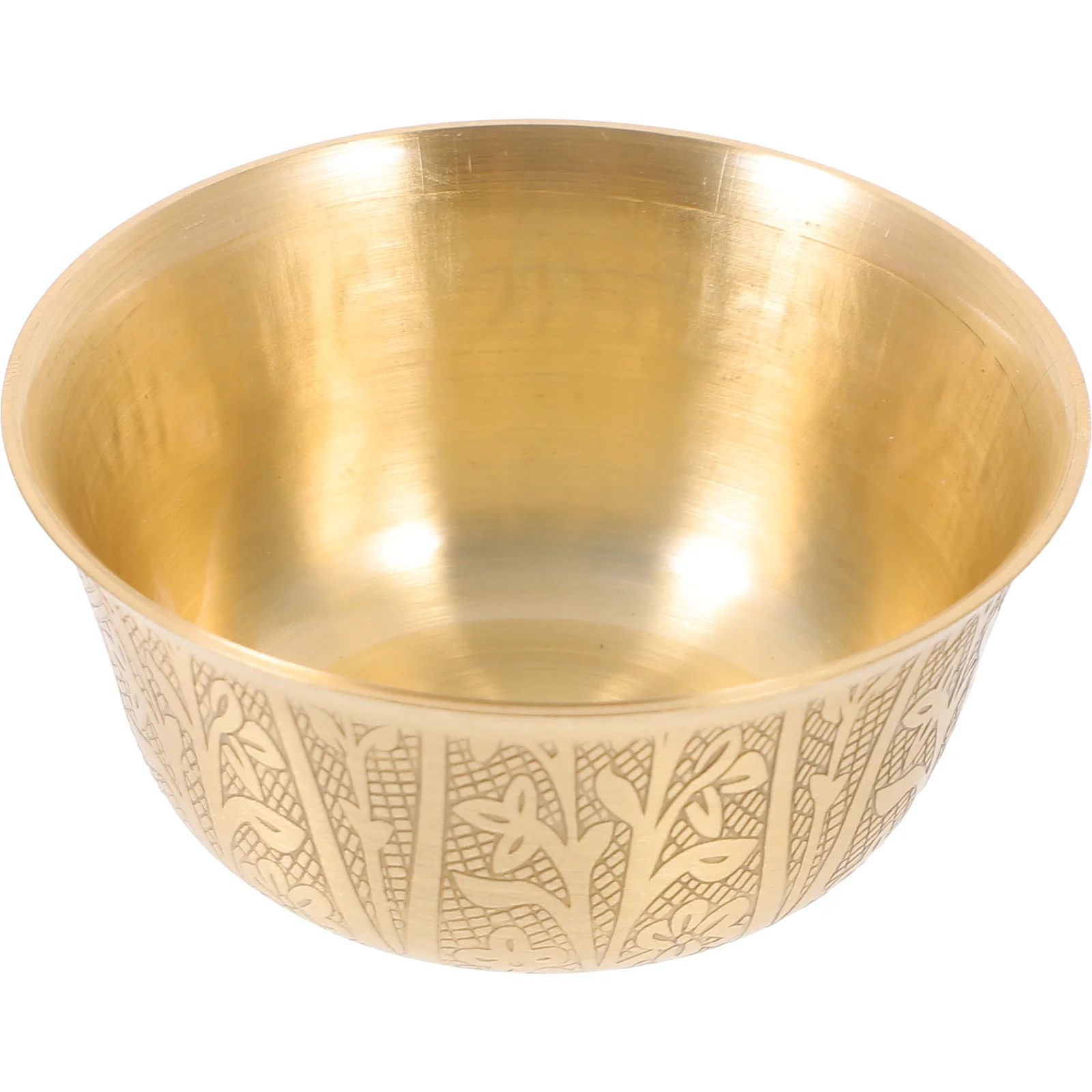 Extra Large Trifle Bowl Copper Ornament Decoration Rice Desktop Alter Golden Water