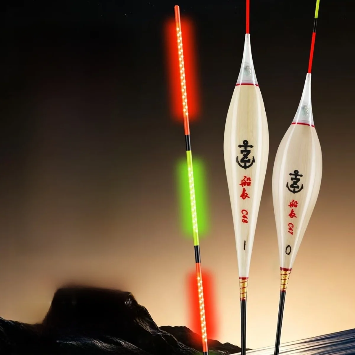 captain-boatman-sixth-generation-electronic-night-glow-float-reed-double-side-oled-high-sensitivity-day-and-night-dual-purpos