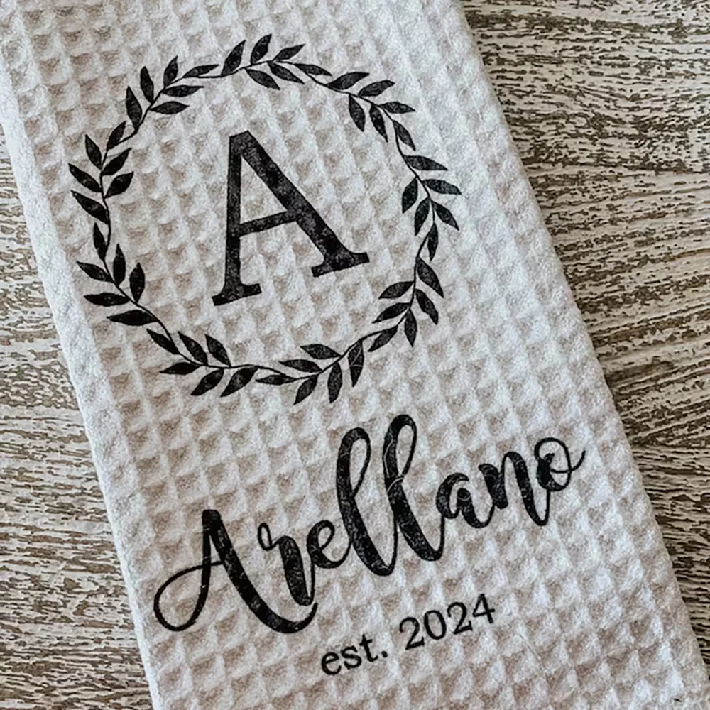Asciugamani da tè personalizza - Home Bathroom Name recensione e prezzo