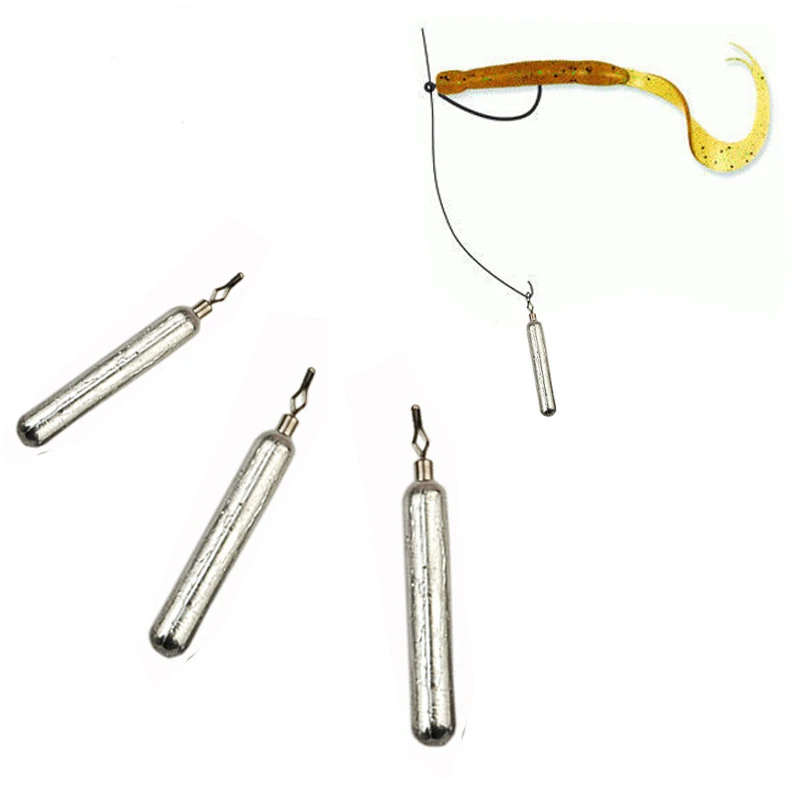 10pcs Drop Shot Fishing Sinker 5g-21g Bullet Weight Set, Freshwater Saltwater Bass Fishing Tackle Accessories with Shock Wave