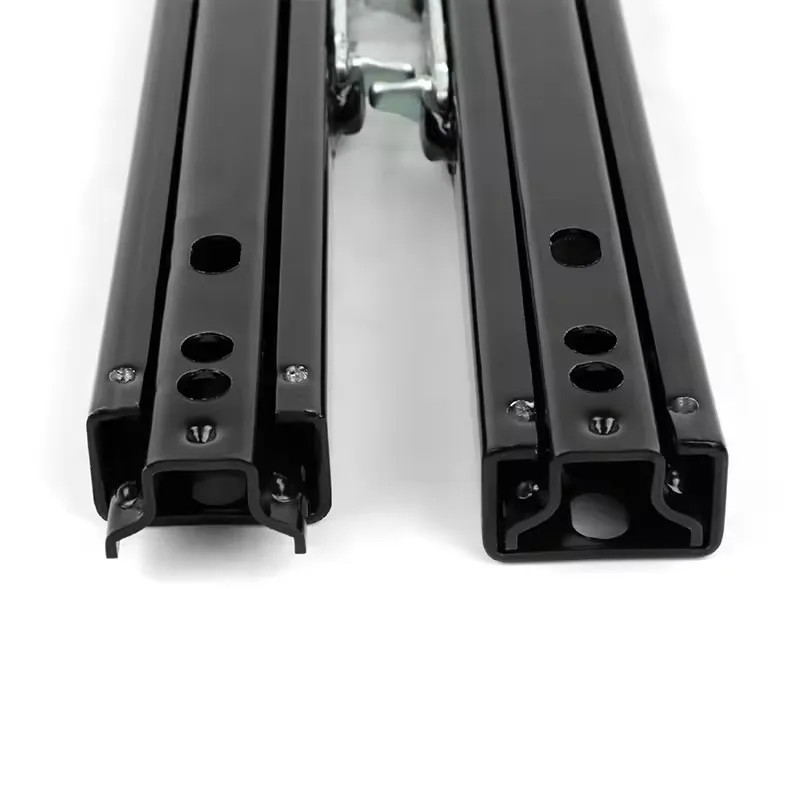 Universal Car Styling Auto Parts Iron Stainless High Strength Seat Adjustable Dual Rails Sliders Replace view 6