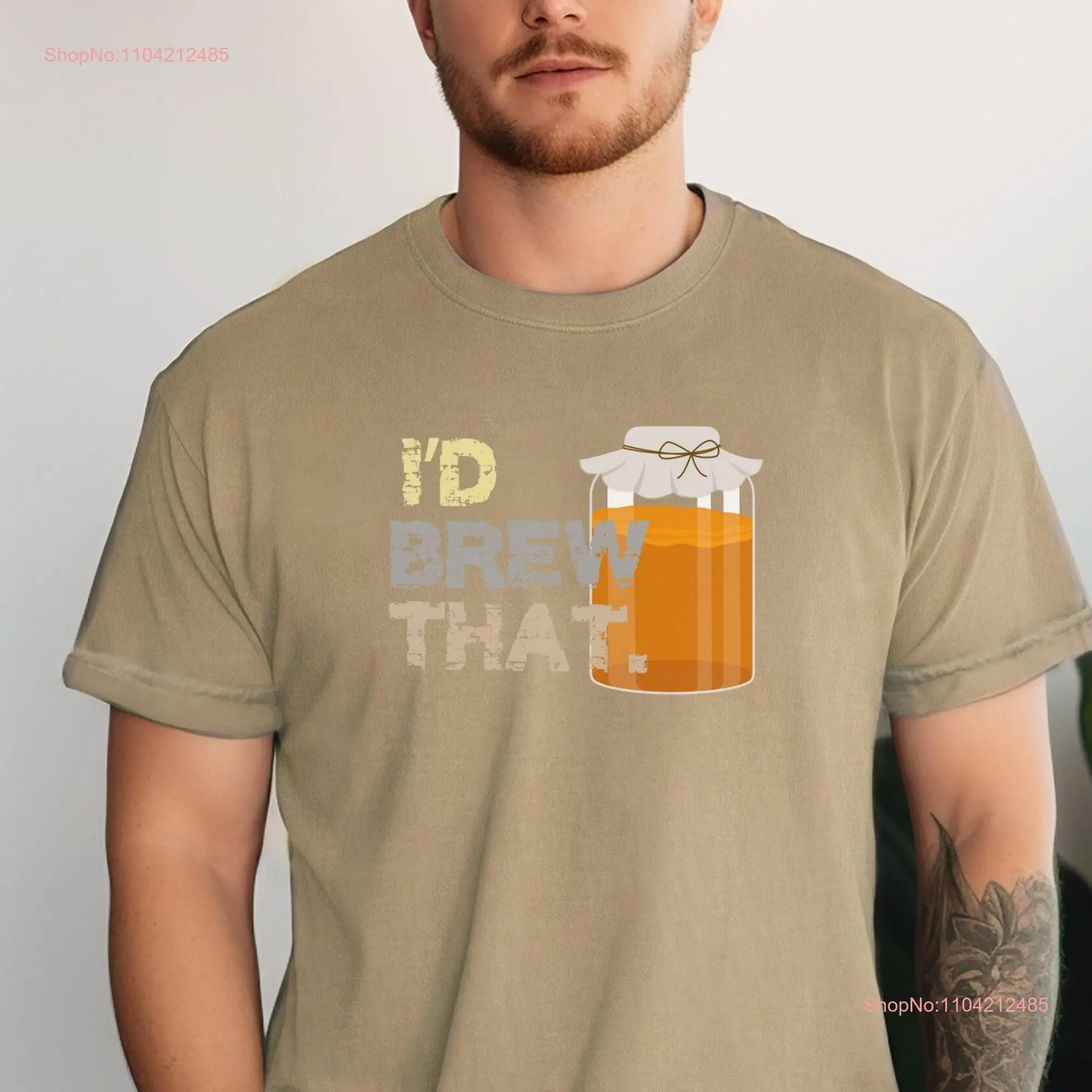 Kombucha T Shirt Brewer Lover Drink Culture long or short sleeves