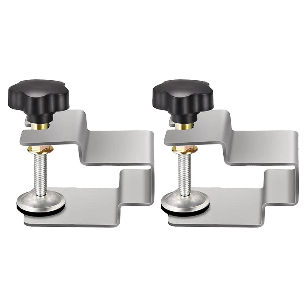 

Drawer Front Installation Clamps, 2PCS Stainless Steel Cabinet Installation Clamps Tools for Drawer Front Panel